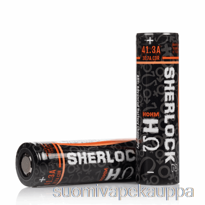 Vape Netistä Hohm Tech Sherlock V2 20700 3116mah 30.7a Akku Kaksi Akkua