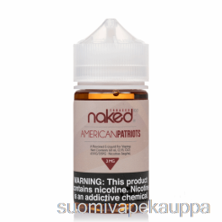 Vape Box Amerikkalaiset Patriootit - Alasti 100 Tupakkaa - 60ml 0mg