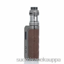 Vape Box Augvape Foxy One 120w Aloitussarja Gunmetal Ruskea Nahka
