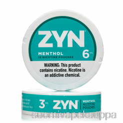 Vape Netistä Zyn Nikotiinipussit - Mentoli 3mg (5 Kpl)